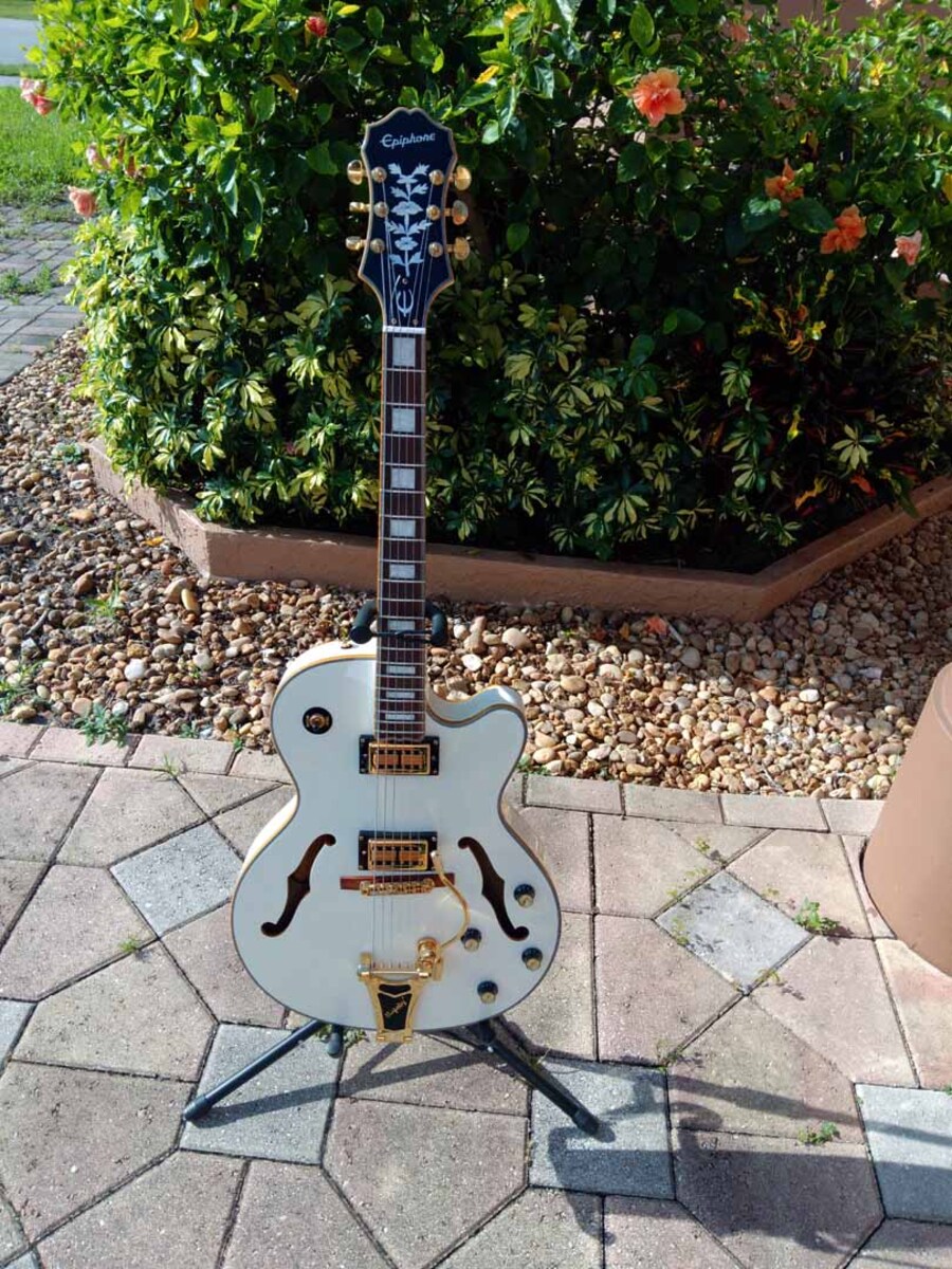 Music Gear Setup by jeremy_crockett featuring Epiphone Swingster Royale