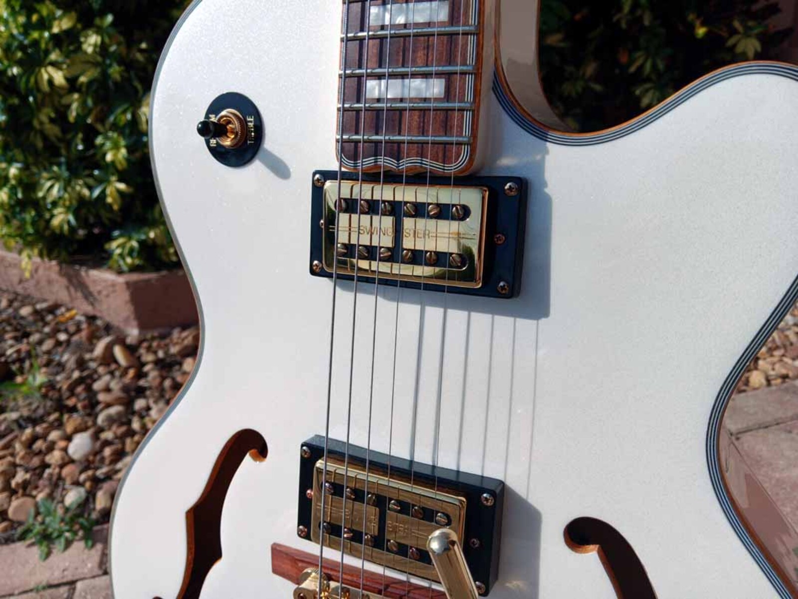 Music Gear Setup by jeremy_crockett featuring Epiphone Swingster Royale