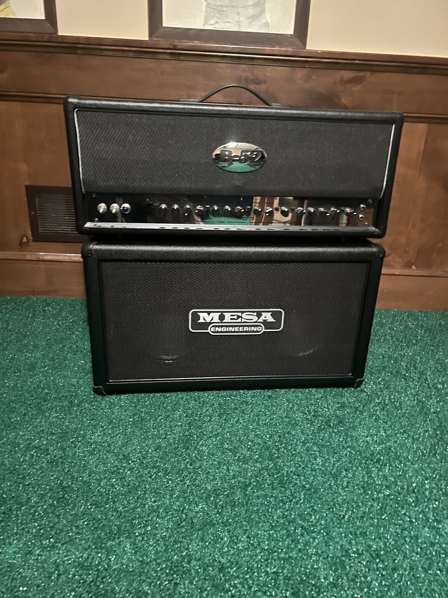 Metal Live Rig by joepro182 featuring B-52 ATX-100 100W Tube Guitar Amp Head and Mesa/Boogie 2x12 Rectifier Compact Guitar Extension Cabinet