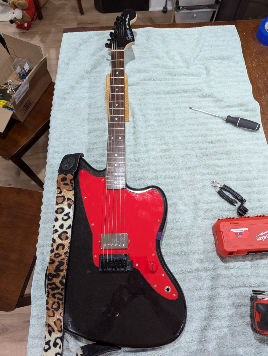 Metal Music Gear Setup by fleetwood_crack featuring Squier Affinity Jazzmaster