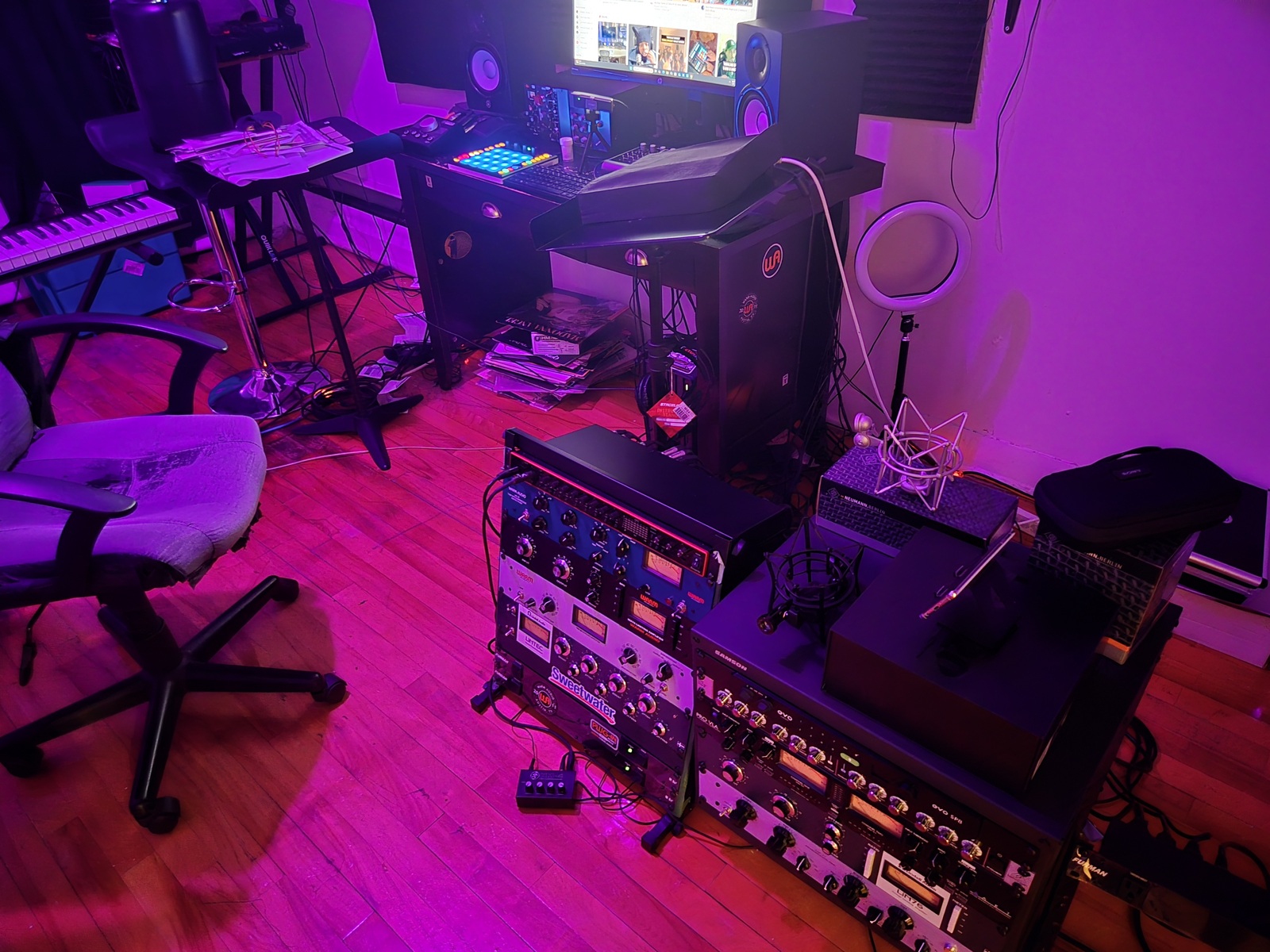 Electronic Studio Setup by ghost_ryder featuring Warm Audio WA76, Warm Audio WA12, and Warm Audio WA-2A and 32 more pieces of gear
