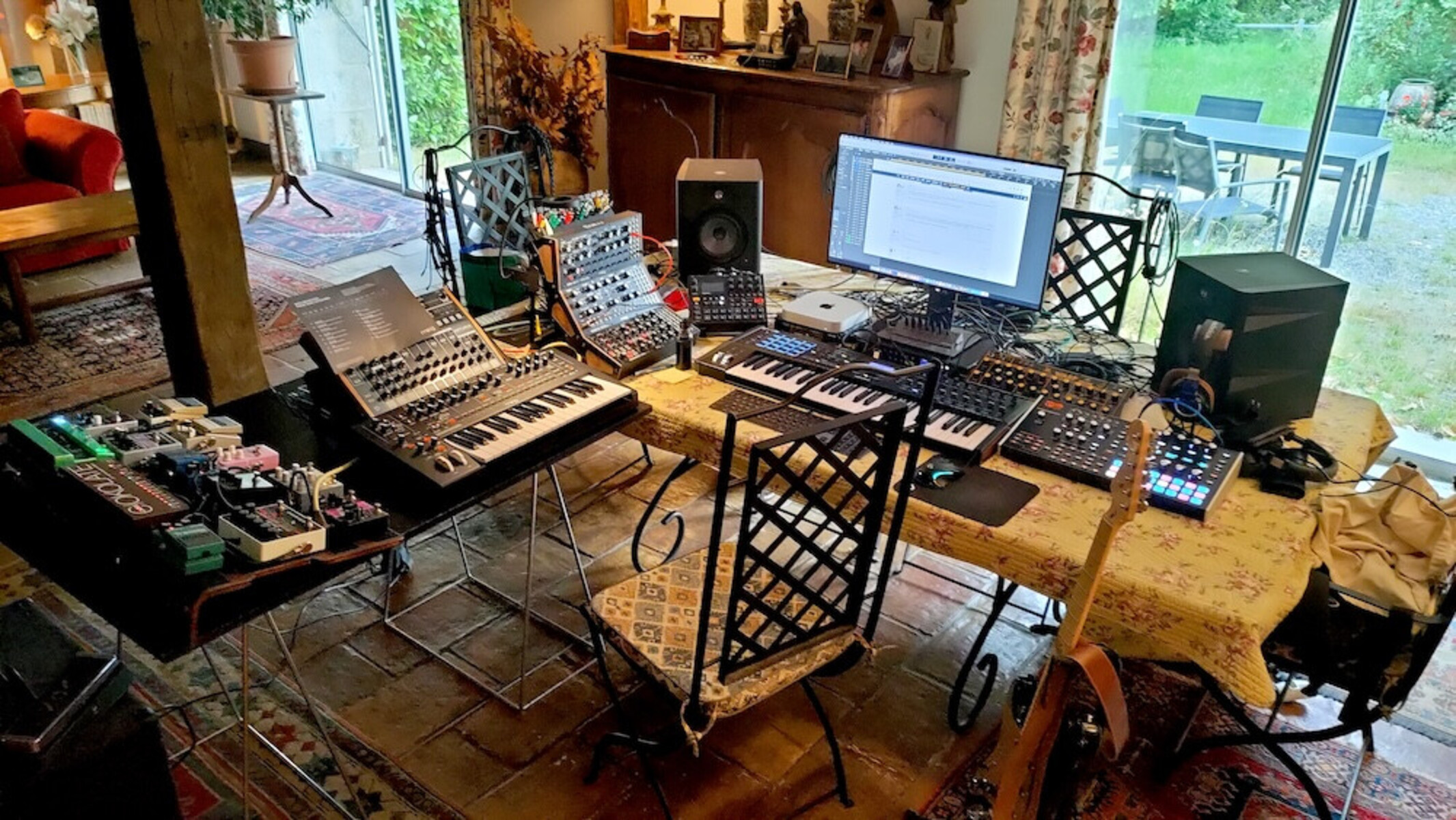 Moog Pedalboard by leopal featuring Moog Mother-32, Moog Messenger, and Arturia Drumbrute Analog Drum Machine and 6 more pieces of gear