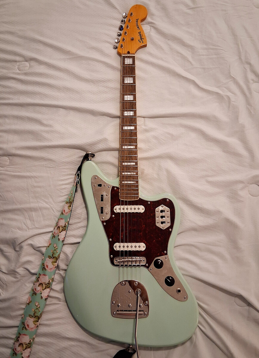 Music Gear Setup by westlycarver featuring Squier Classic Vibe '70s Jaguar Limited Edition Electric Guitar