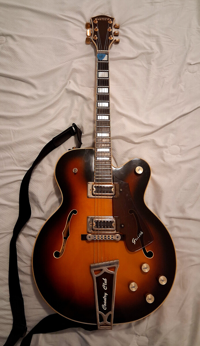 Music Gear Setup by westlycarver featuring Gretsch Country Club