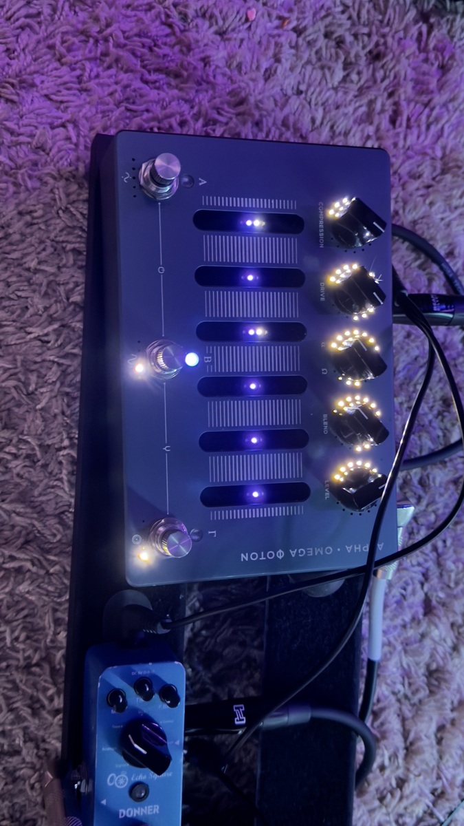 Pedalboard by brianyegge featuring Darkglass Electronics Alpha-Omega Photon Bass Distortion/Compression