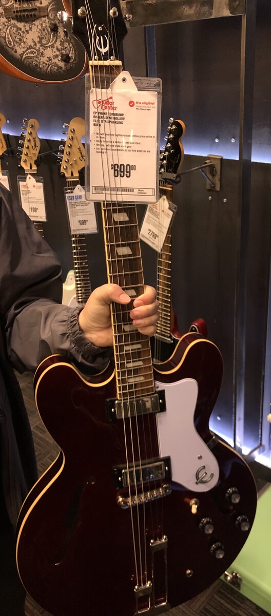 Music Gear Setup by cedargladeguitars featuring Epiphone Riviera