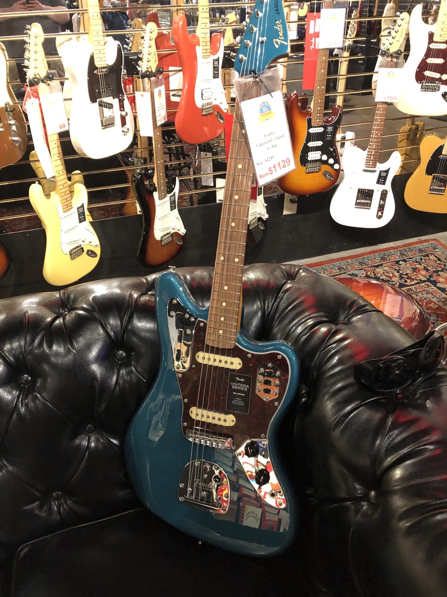 Music Gear Setup by cedargladeguitars featuring Fender Vintera '60s Jaguar