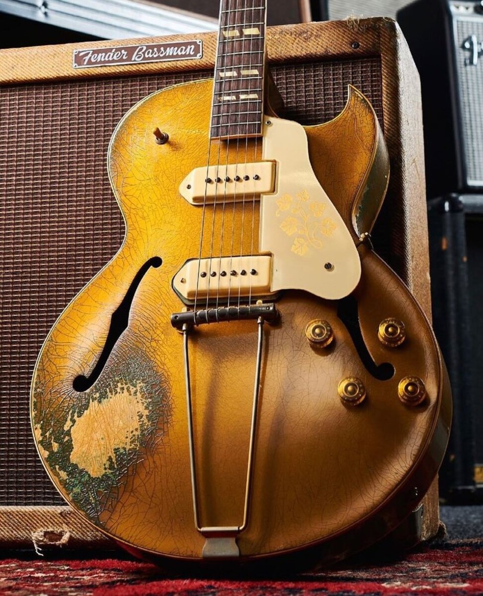 Music Gear Setup by cedargladeguitars featuring Gibson ES-295