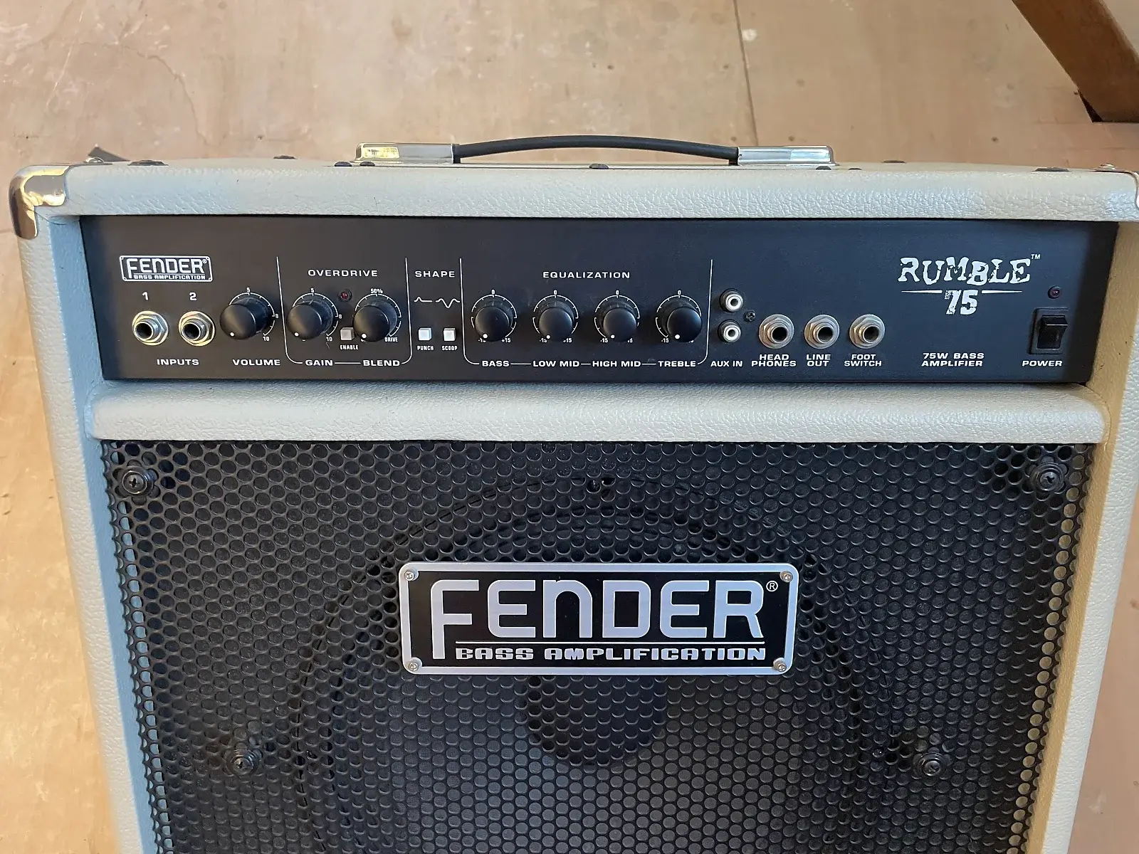 Music Gear Setup by cedargladeguitars featuring Fender Rumble '75