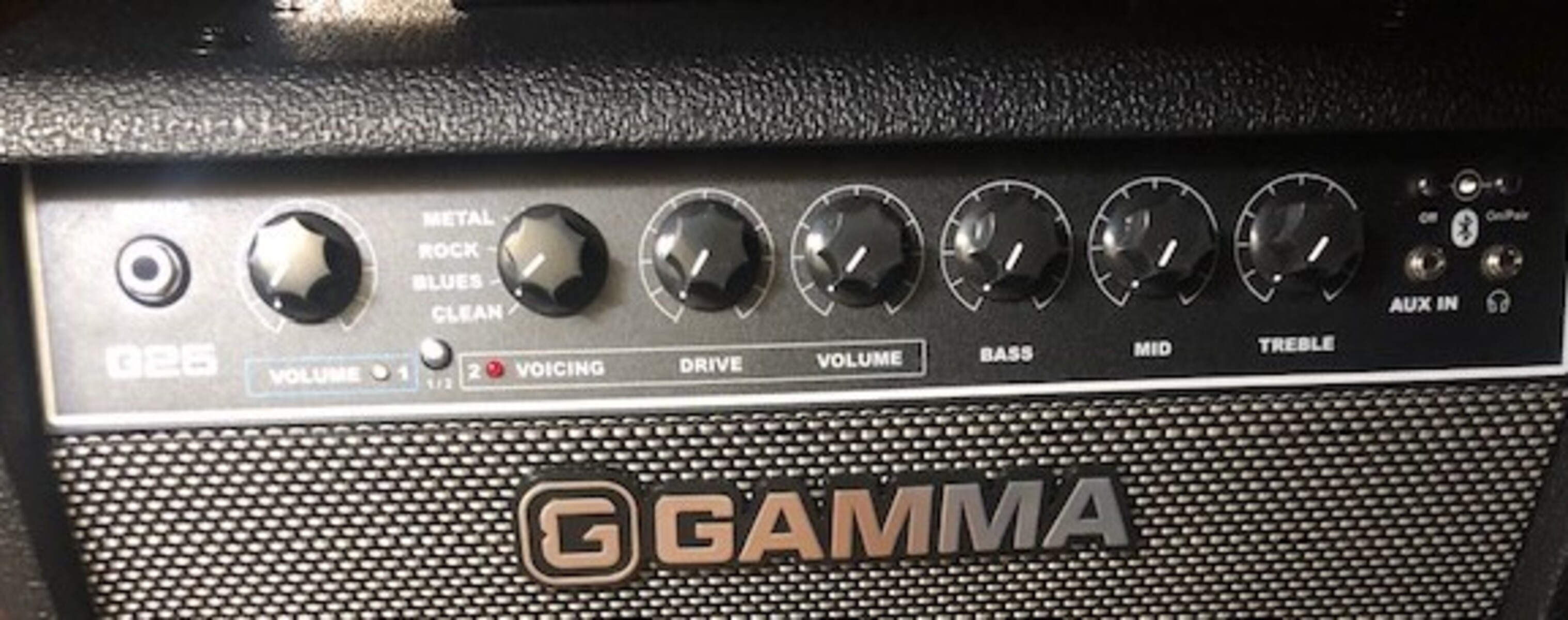Amp Rig by cedargladeguitars featuring Acoustic control corporation Gamma G25 25W 1X10 Guitar Combo Amplifier