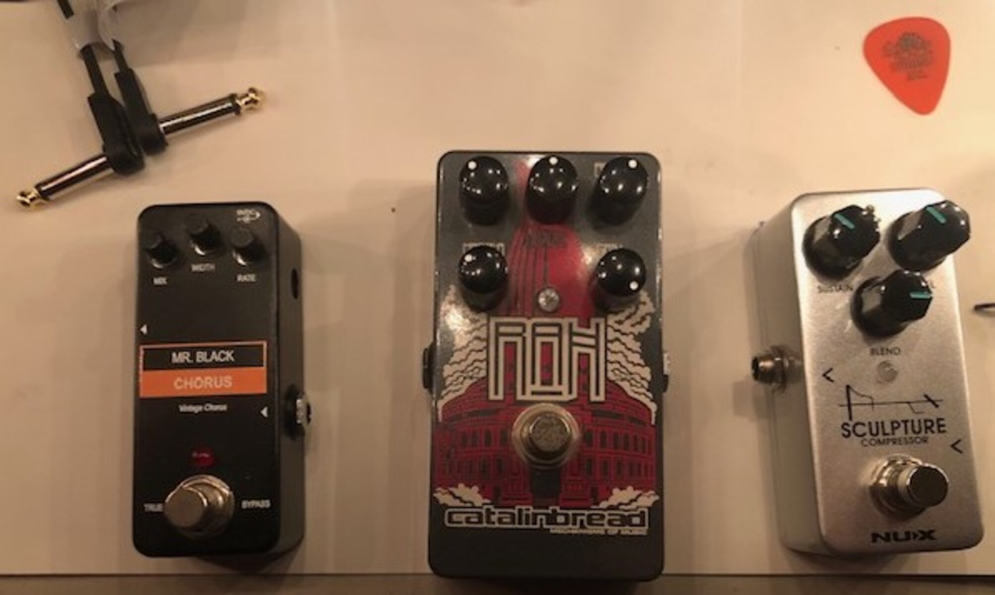 Pedalboard by cedargladeguitars featuring Mr. Black Vintage Chorus