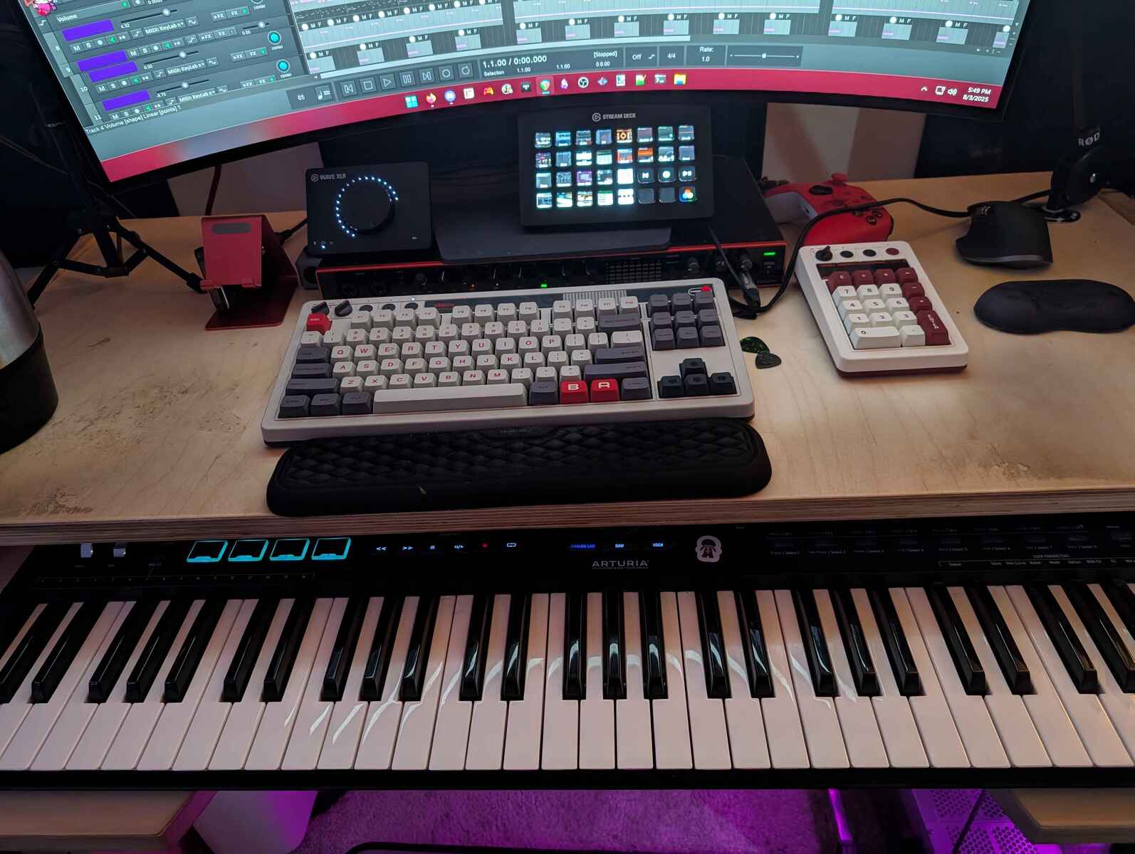 Studio Setup by bleepmusic featuring Arturia KeyLab 61 MKII