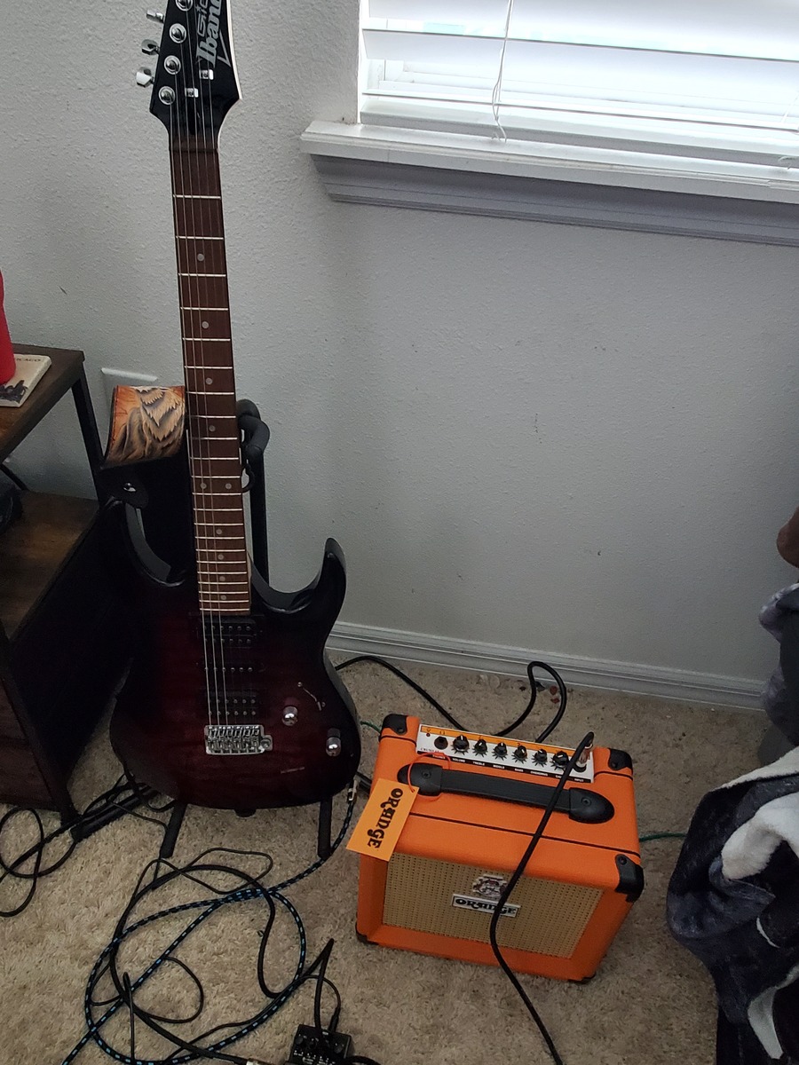 Metal Pedalboard by sheevson featuring Ibanez GIO GRX70QA, Boss MT-2 Metal Zone, and Orange Crush 12