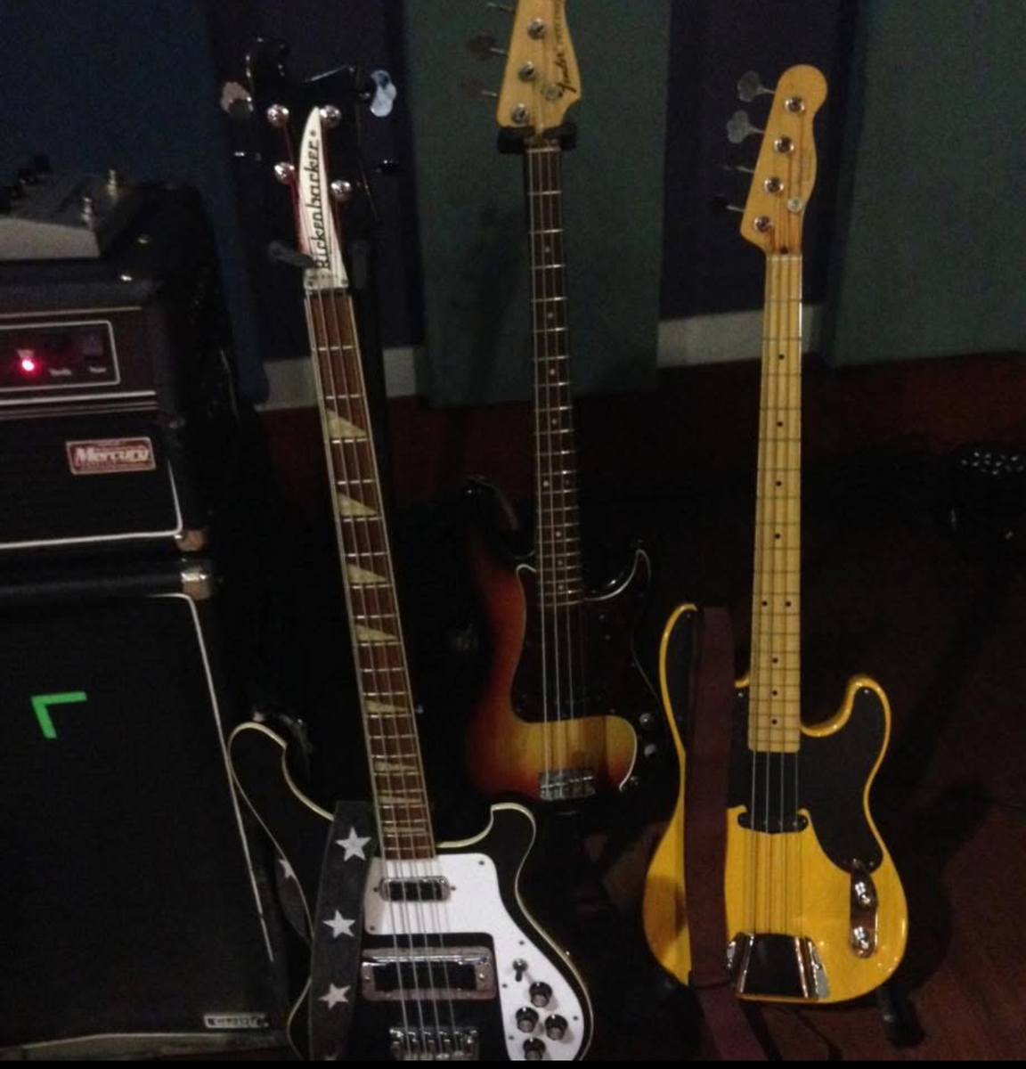 Rickenbacker Music Gear Setup by slackdaddybj featuring Rickenbacker 4003 and Fender Precision Bass '51 Reissue