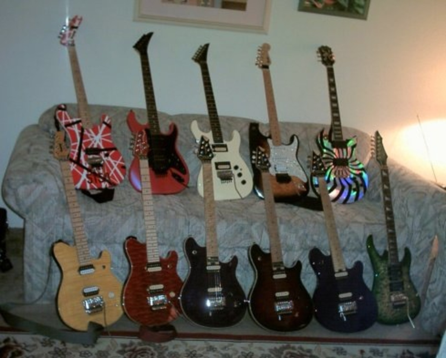 Music Gear Setup by edgedancer featuring Kramer 1984 MusicYo Guitar, Kramer Pacer Deluxe (1984-1987), and Fender Contemporary Stratocaster (Japan) and 4 more pieces of gear