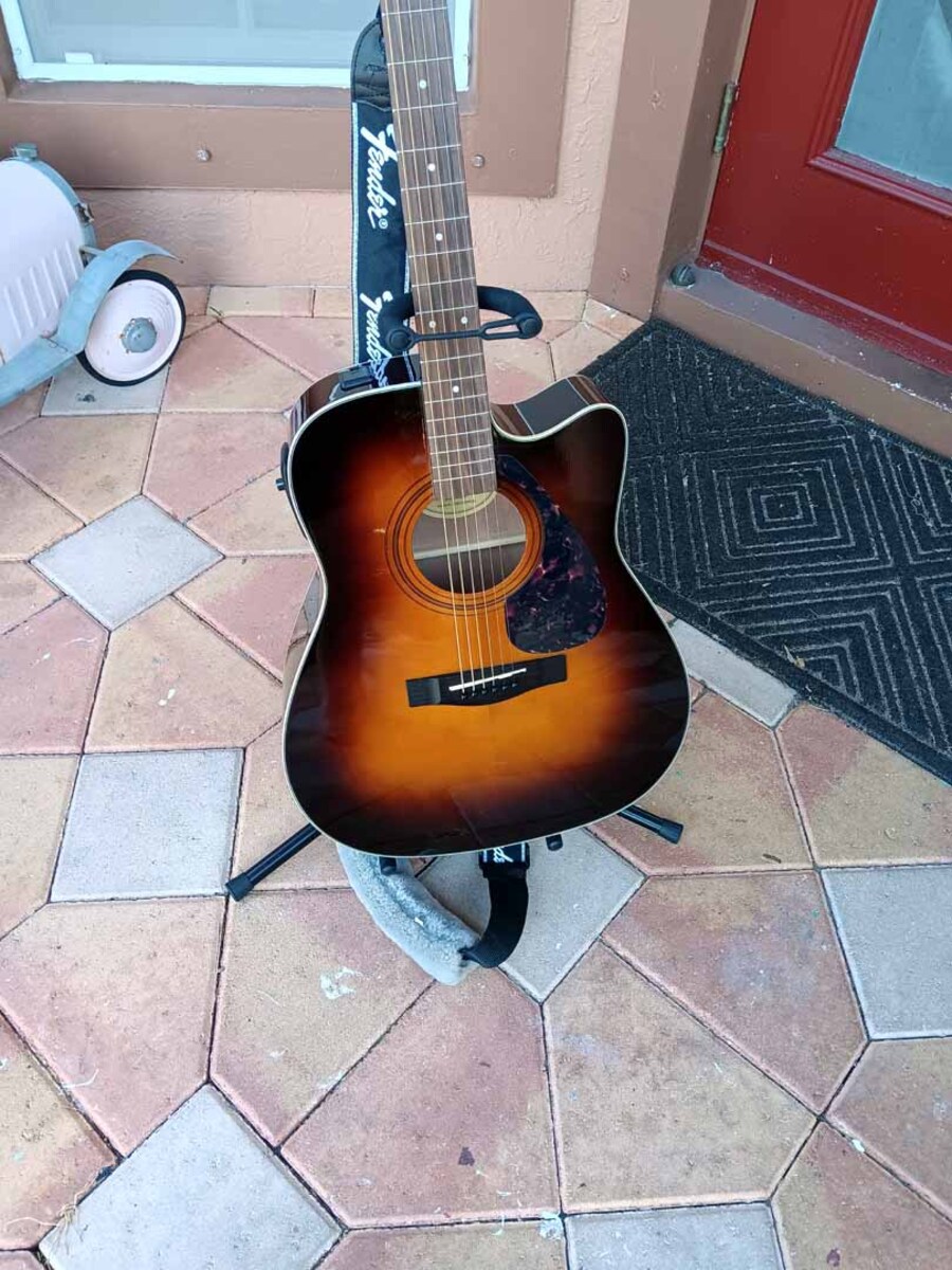 Music Gear Setup by jeremy_crockett featuring Yamaha FX335C Dreadnought Acoustic-Electric Guitar