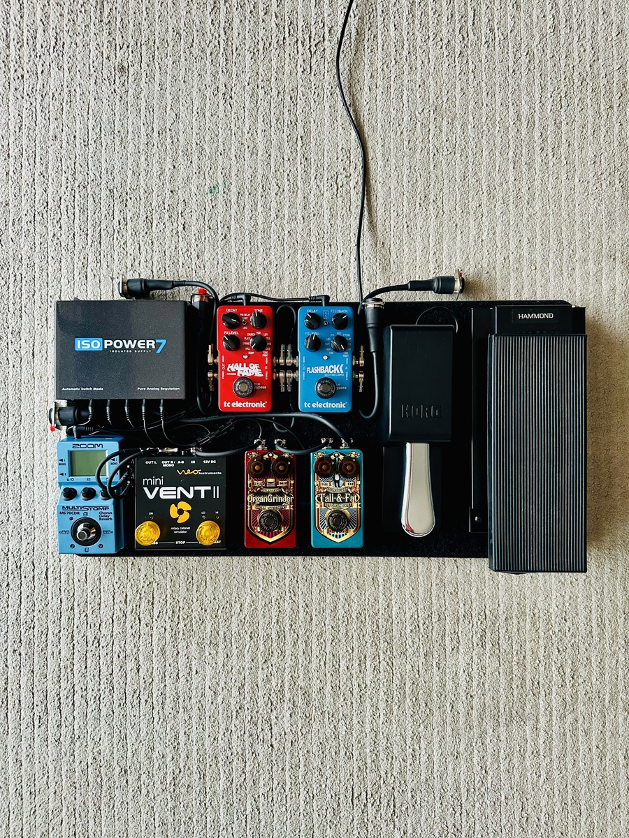 Metal Pedalboard by kleimermartins featuring Landscape ISOPOWER 7, TC Electronic Flashback Delay, and TC Electronic Hall Of Fame Reverb and 6 more pieces of gear
