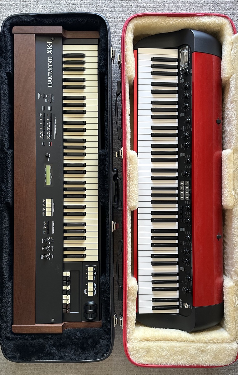 Korg Music Gear Setup by kleimermartins featuring Hammond XK-1 and Korg SV1-73BK