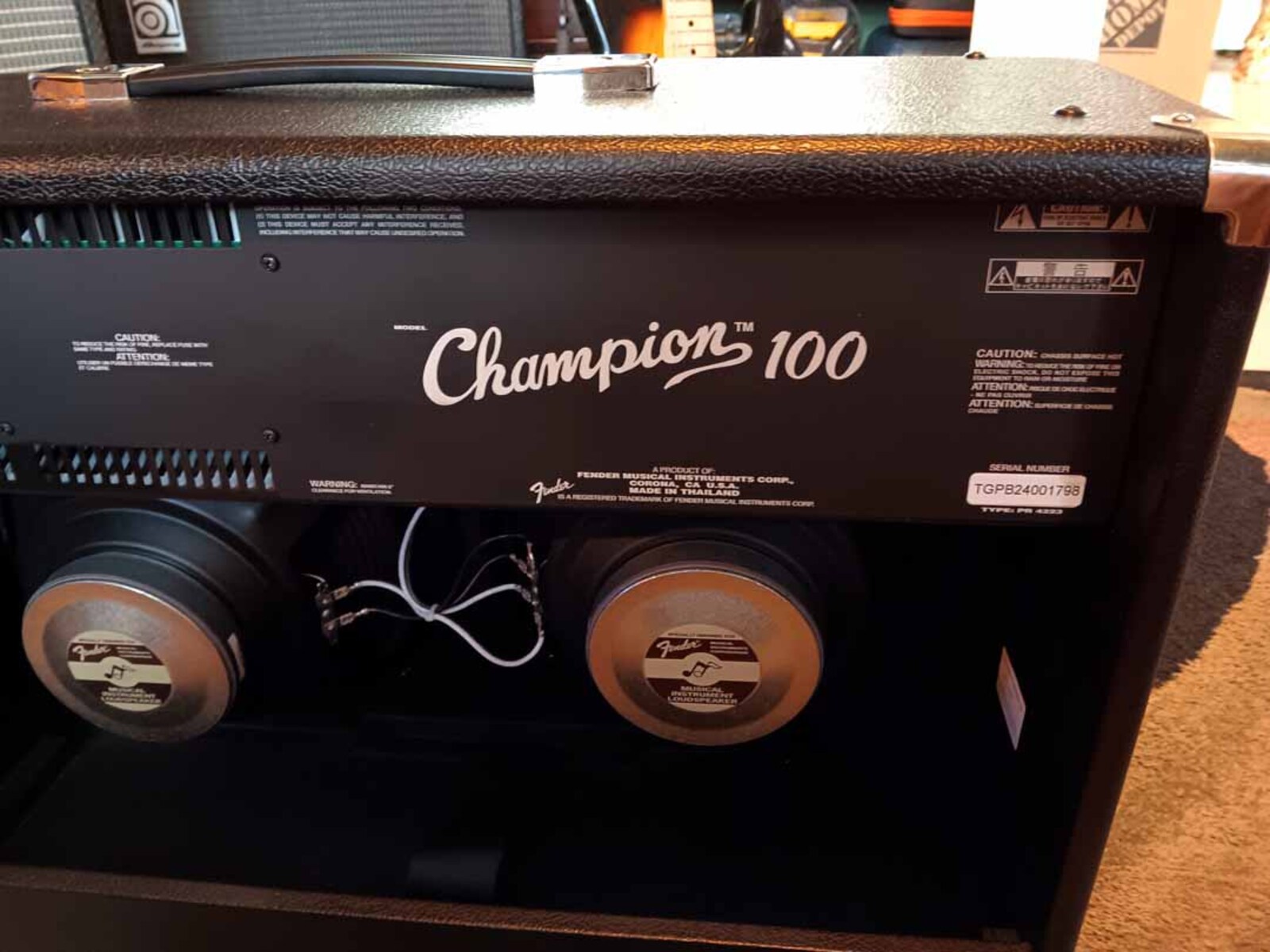 Amp Rig by jeremy_crockett featuring Fender Champion 100