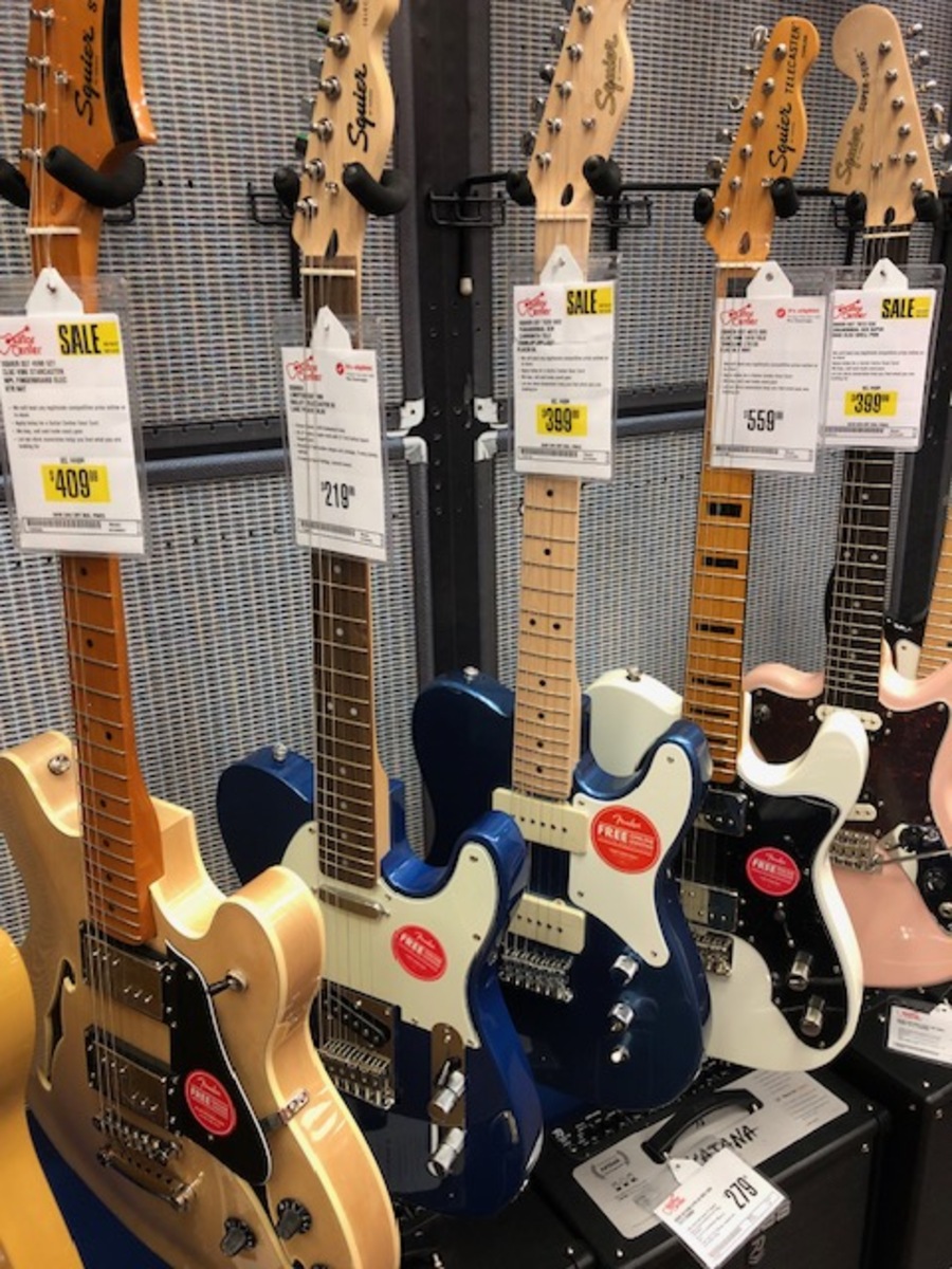 Music Gear Setup by cedargladeguitars featuring Squier Classic Vibe Starcaster and Squier Classic Vibe '70s Telecaster® Deluxe