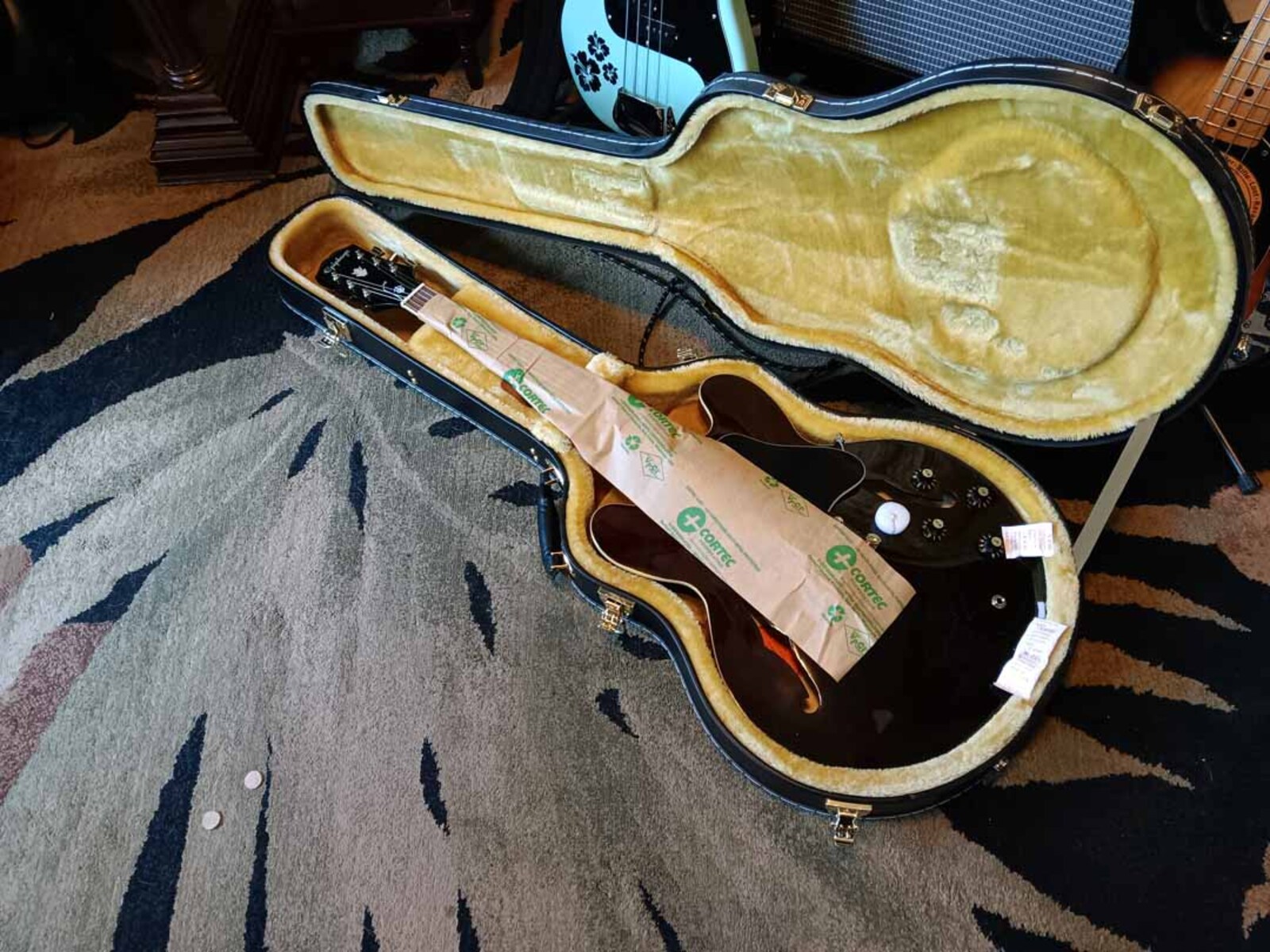 Music Gear Setup by jeremy_crockett featuring Epiphone Jim James Signature ES-335 Semi-Hollow