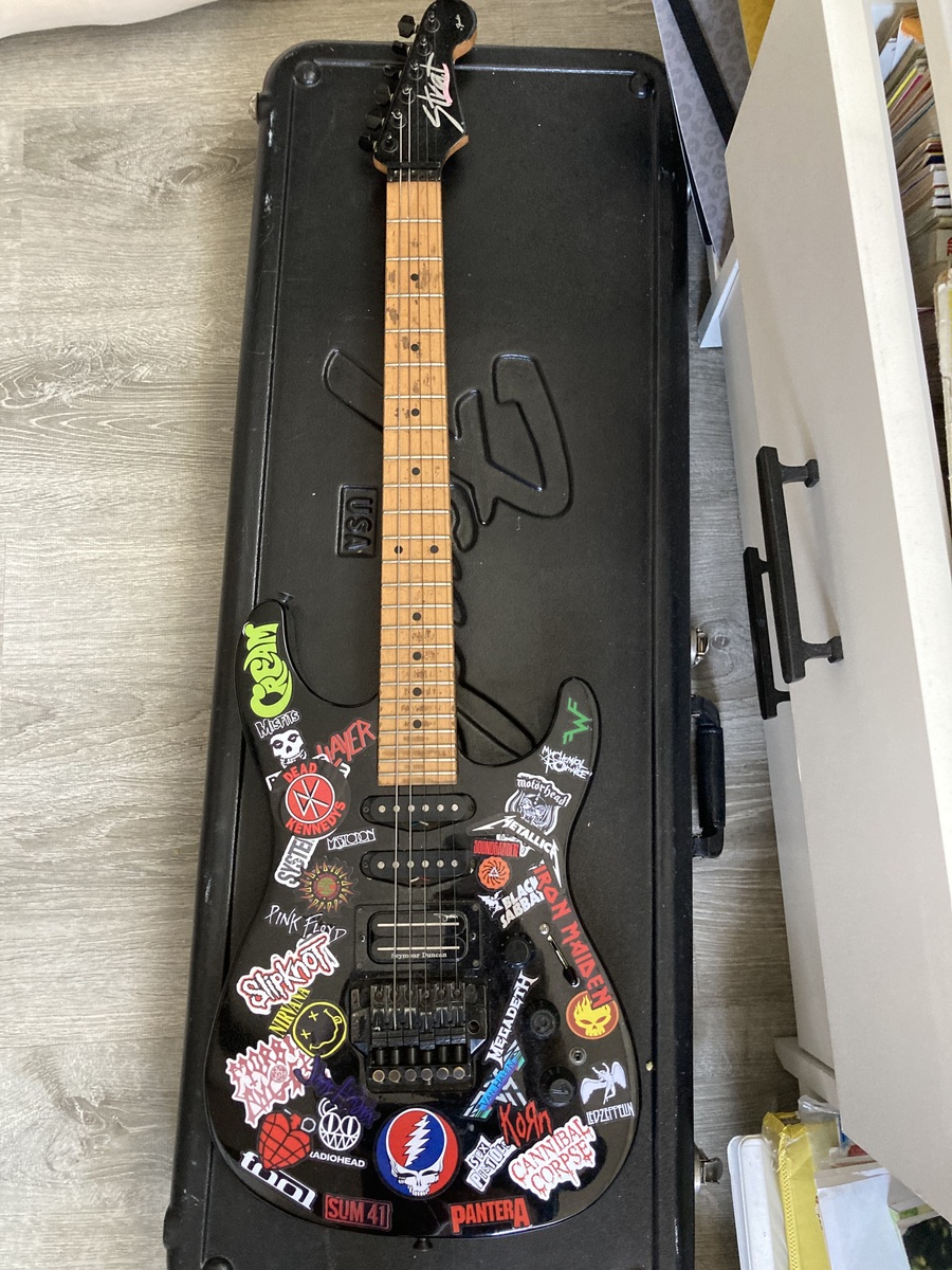 Metal Music Gear Setup by nathanferreira_nunez featuring Fender HM Stratocaster, Seymour Duncan SH-13 Dimebucker, and Kahler Tremolo System