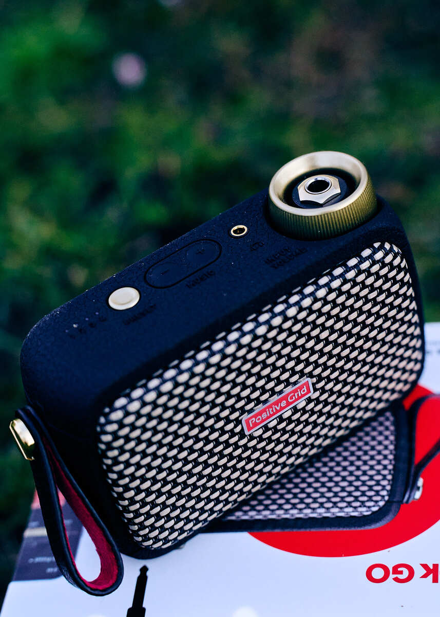 Amp Rig by lorant_gulyas featuring Positive Grid Spark GO Ultra-portable Smart Guitar Amp and Bluetooth Speaker