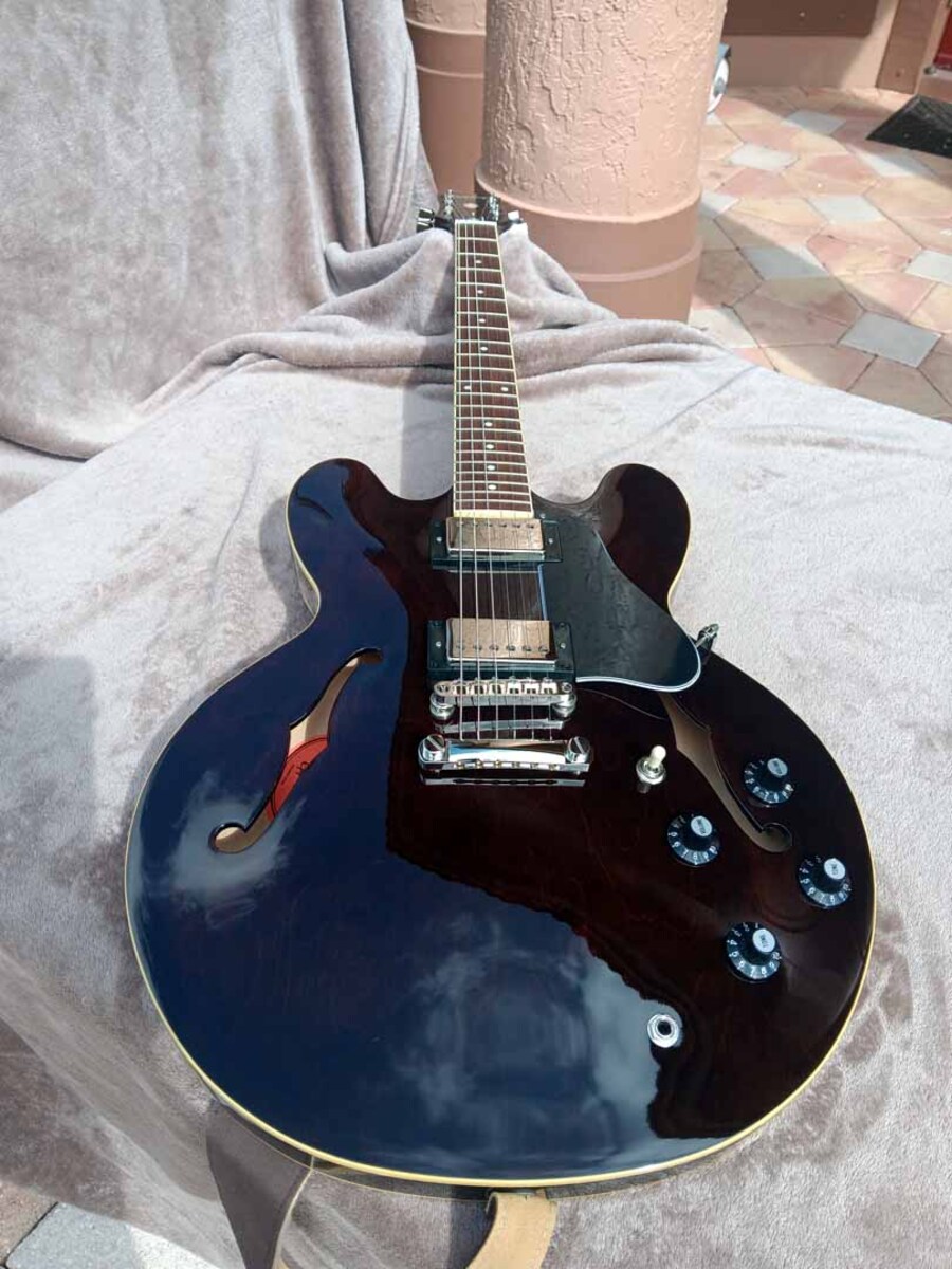 Music Gear Setup by jeremy_crockett featuring Epiphone Jim James Signature ES-335 Semi-Hollow