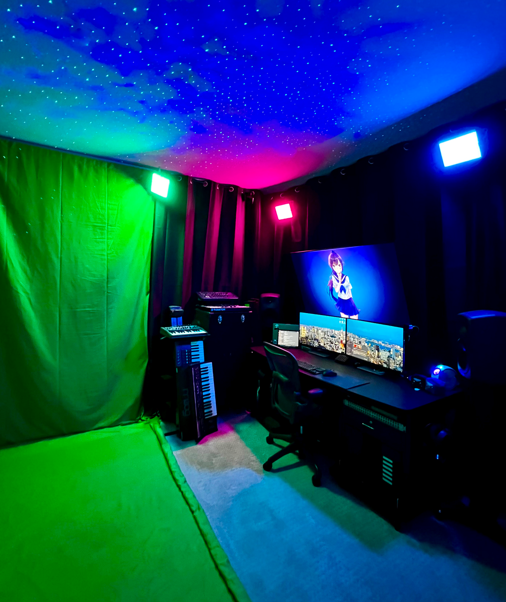 Electronic Studio Setup by beaudamion featuring Moog Little Phatty Stage II, Arturia MiniBrute Analog Synthesizer, and Akai MPK261 61 Key Performance Keyboard Controller and 6 more pieces of gear