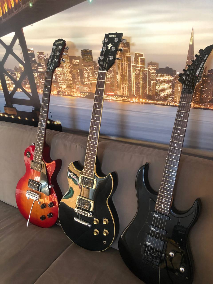Yamaha Music Gear Setup by konsul featuring Yamaha SG-600, Epiphone Studio, and yamaha rgx 512j