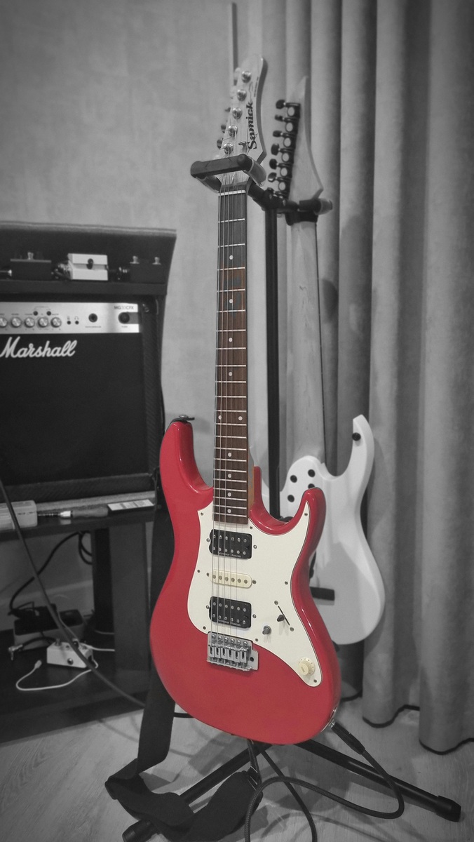 Music Gear Setup by polarius17 featuring Samick SV-41D