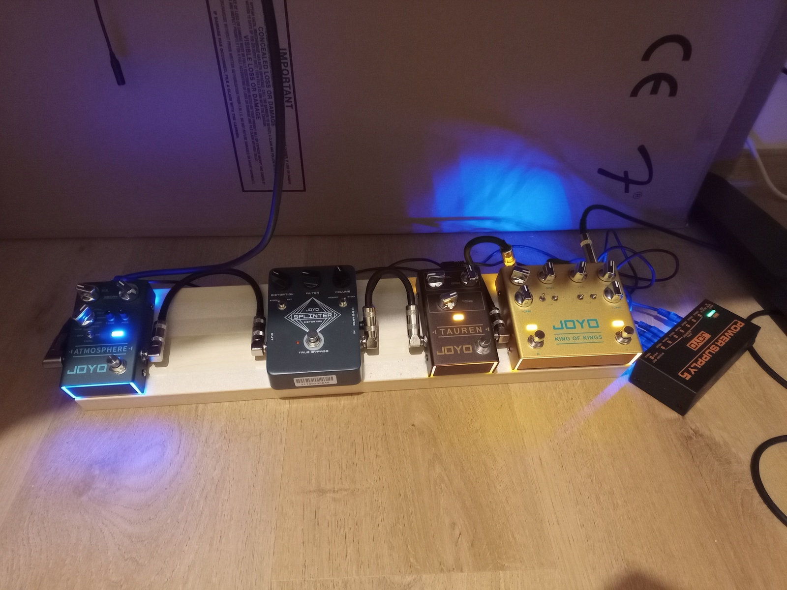 Music Gear Setup by marek_holub featuring Joyo R-Series R-20 King of Kings, Joyo R-01 Tauren Overdrive, and Joyo JF-21 Splinter and 2 more pieces of gear