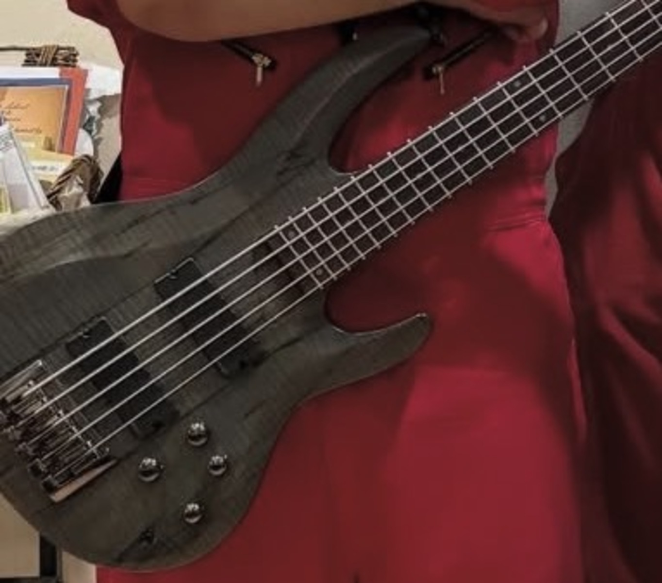 Fishman Bass Rig by martin_castro featuring ESP LTD B-205SM, Fishman Fluence Bass Soapbar Pickups, and Fishman Universal Rechargeable Battery Pack and 2 more pieces of gear