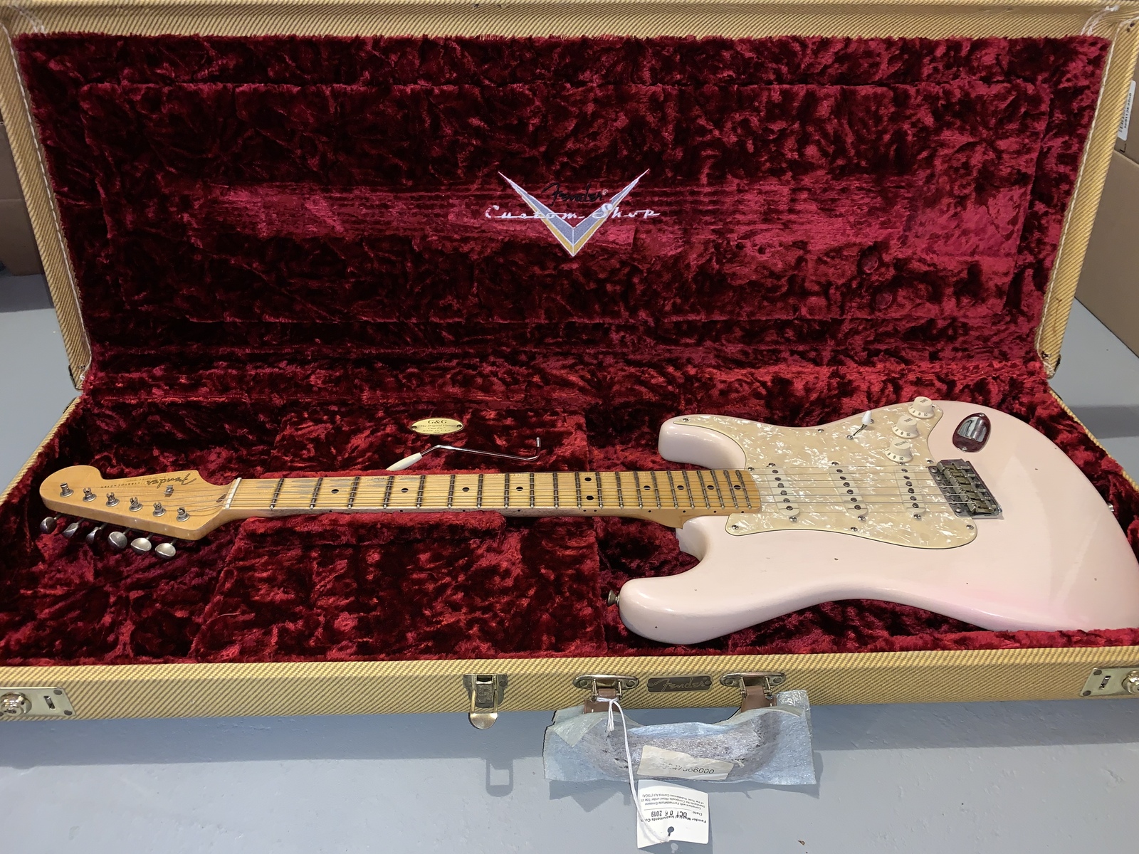 Studio Setup by dominicrossetti featuring Fender Custom Shop 1959 Time Machine Heavy Relic Stratocaster