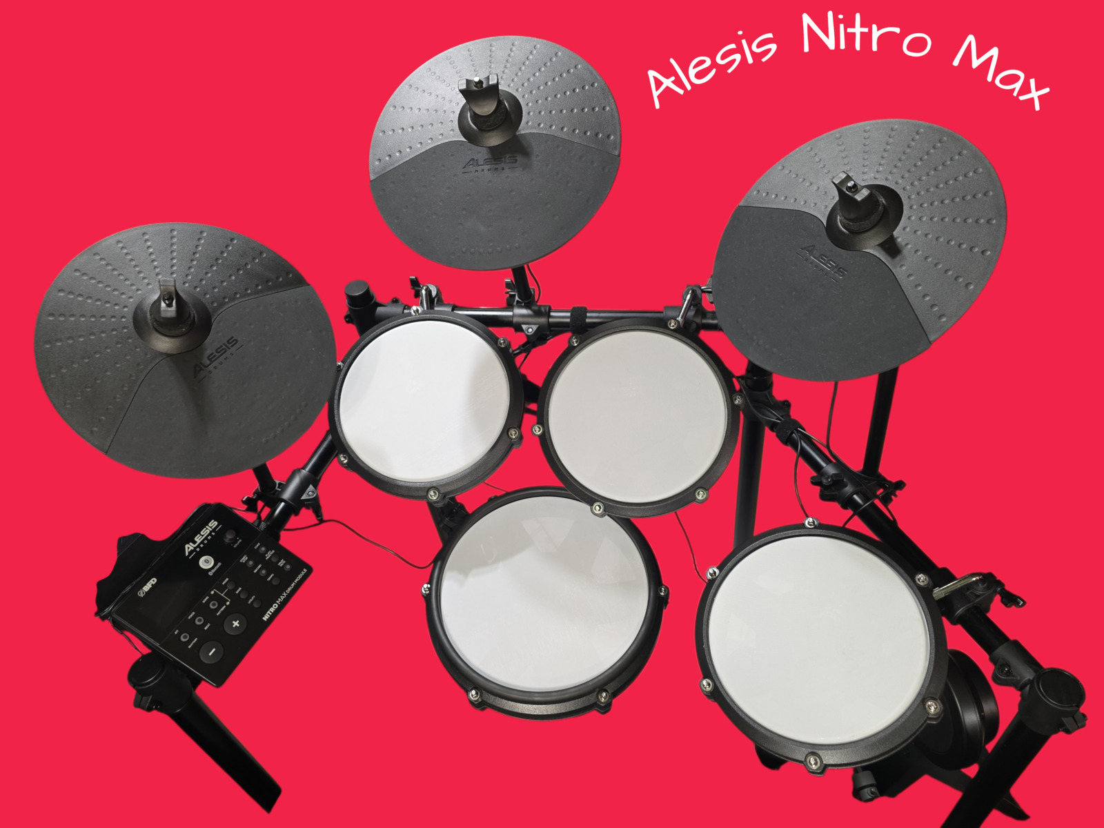 Drum Kit by rustic_peach featuring Alesis Nitro Max Mesh Electronic Drum Set