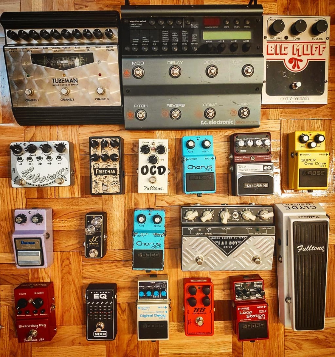 Metal Pedalboard by bojketic featuring Boss CE-2 Chorus, Hughes & Kettner Tubeman MK2, and Xotic Effects BB Preamp and 8 more pieces of gear