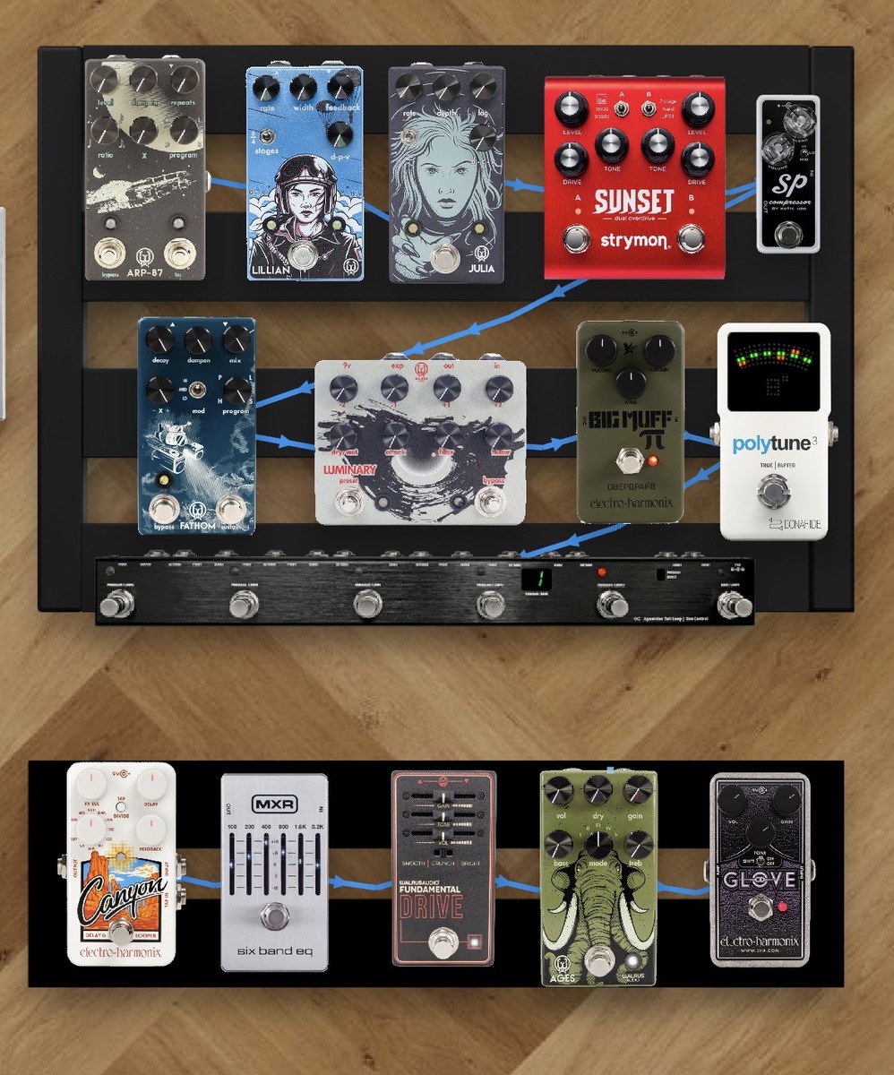 Metal Music Gear Setup by tony_mascolo featuring Walrus Audio ARP-87, Walrus Audio Julia V2, and Walrus Audio Lillian and 16 more pieces of gear