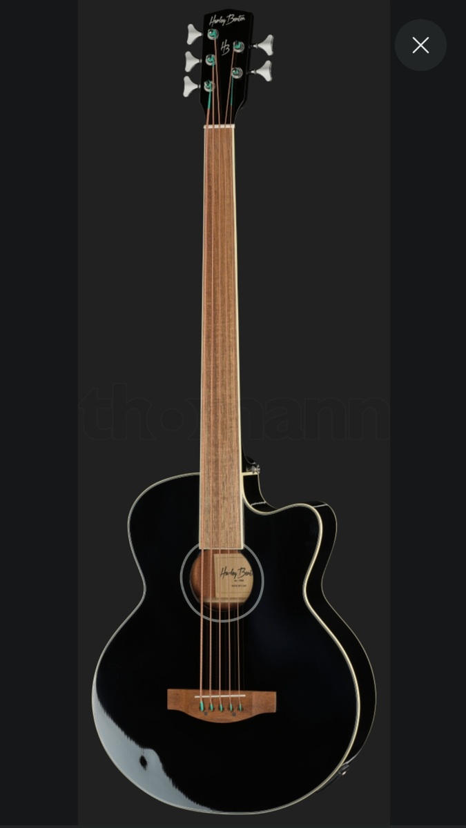 Studio Setup by sascha_petrovich featuring Harley Benton B-35BK-FL Fretless Acoustic Bass