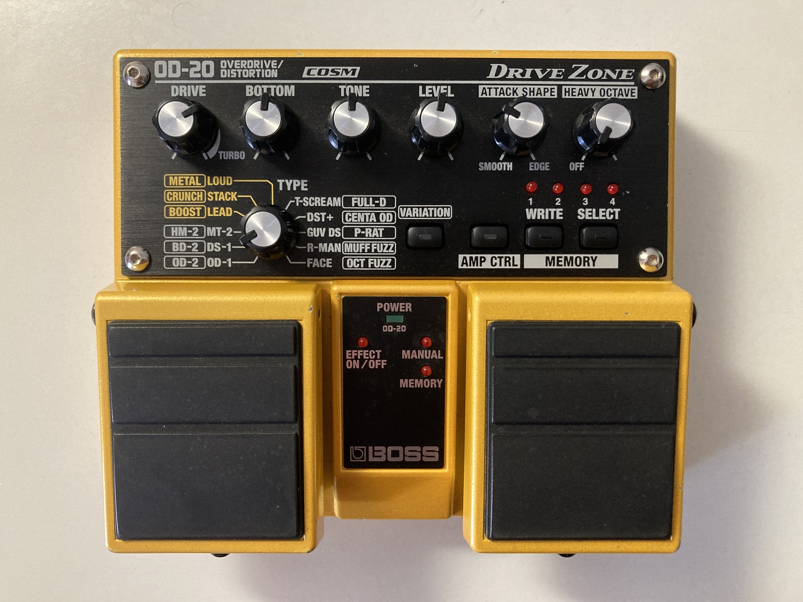 Pedalboard by alecani featuring Boss OD-20 Drive Zone Twin Pedal w/COSM