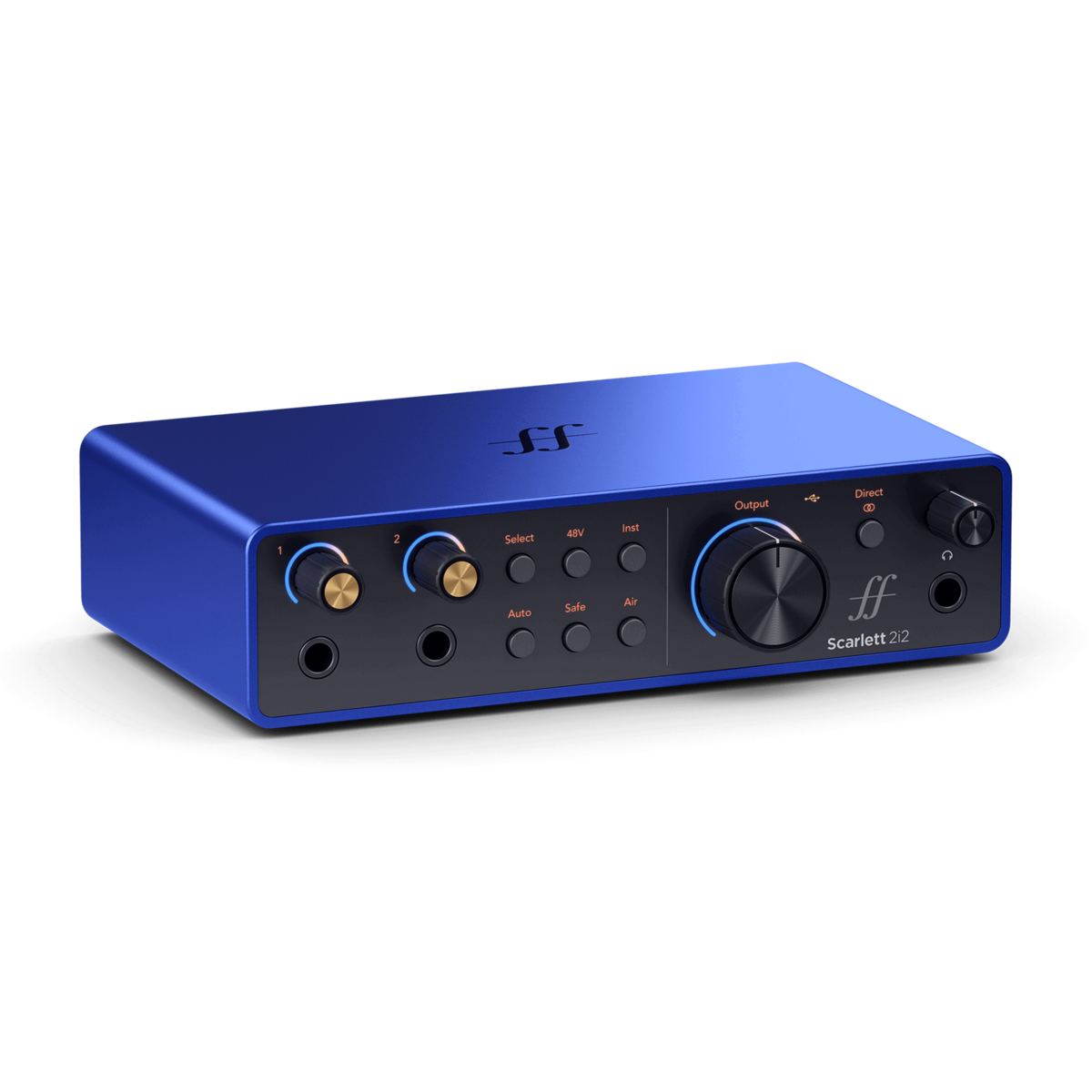 Studio Setup by ashley_grantham featuring Focusrite Scarlett 2i2 USB-C Audio Interface - Forté/ISA Blue, Anniversary Edition
