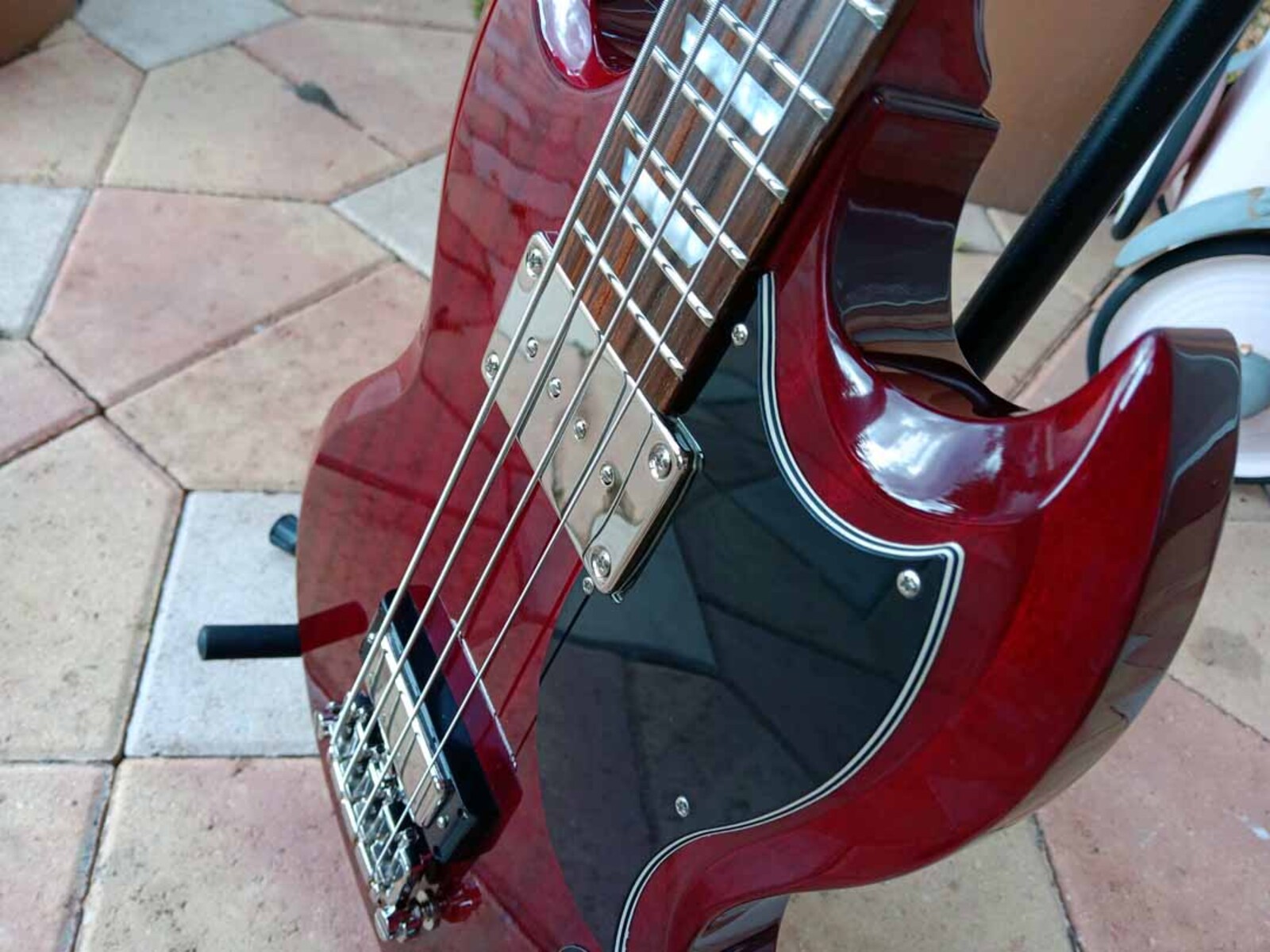 Music Gear Setup by jeremy_crockett featuring Epiphone EB-3 SG