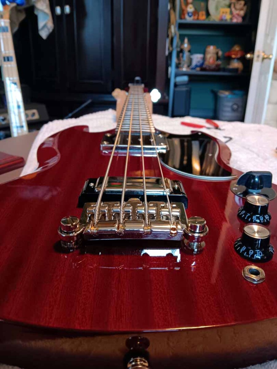 Music Gear Setup by jeremy_crockett featuring Epiphone EB-3 SG