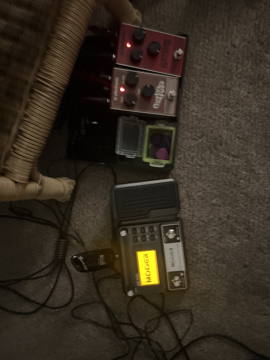 TC Electronic Pedalboard by owenwatson featuring Mooer GE100, TC Electronic Rusty Fuzz, and TC Electronic Nether Octaver