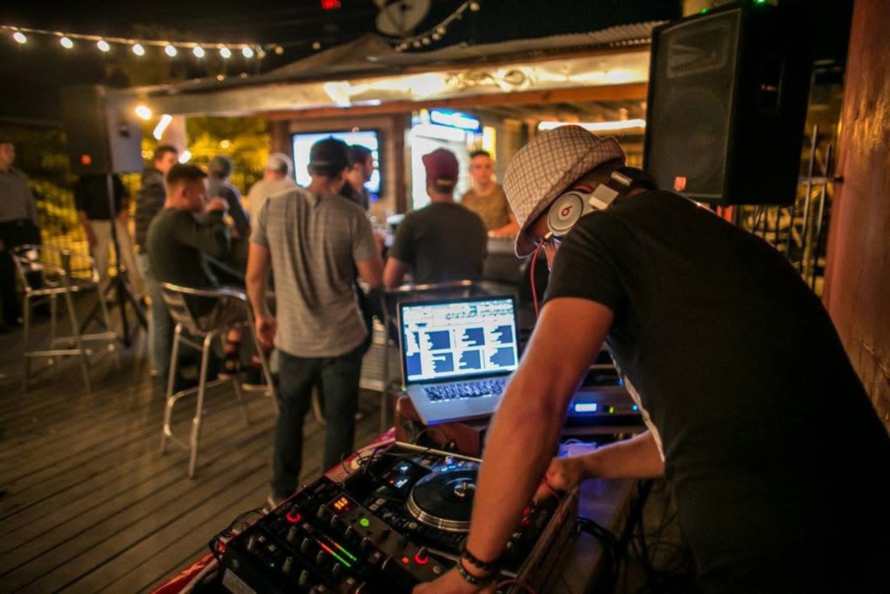 Electronic DJ Setup by gregorydean featuring Beats By Dr. Dre Pro Headphones Black and denon 3700
