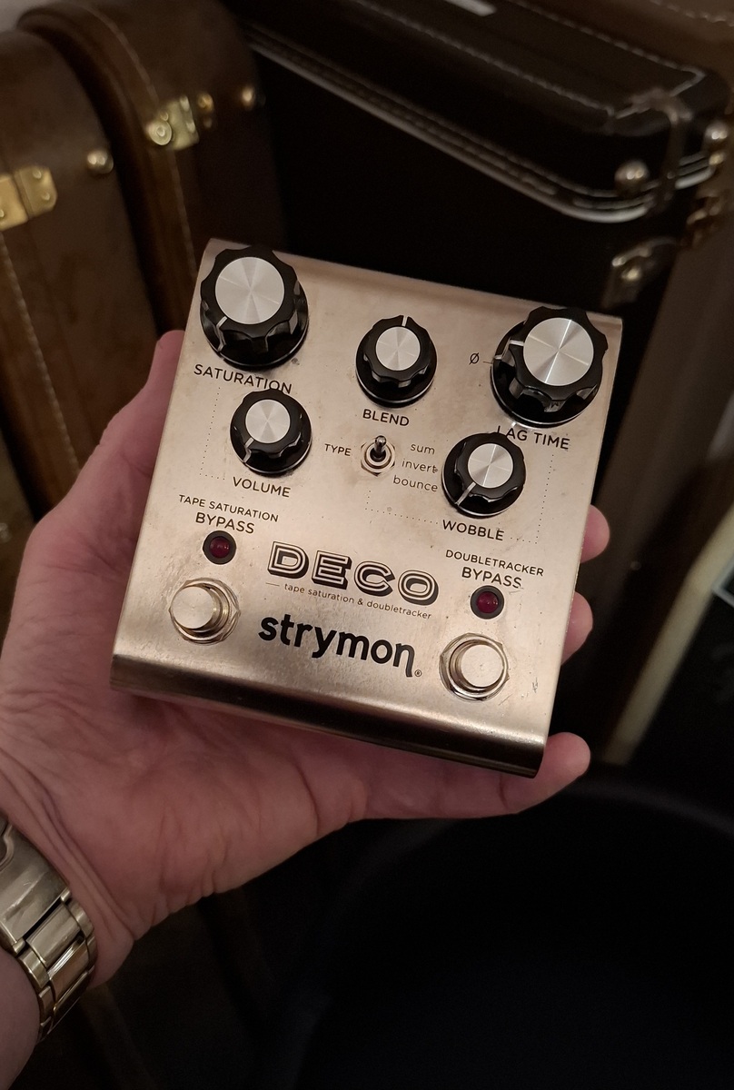Pedalboard by lloydys featuring Strymon Deco Tape Saturation & Doubletracker