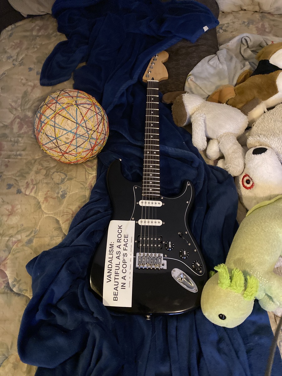 Metal Music Gear Setup by semi_truck featuring Fender Stratocaster HSS Ebony Fingerboard Limited-Edition Electric Guitar and Seymour Duncan SH-4/TB-4 JB