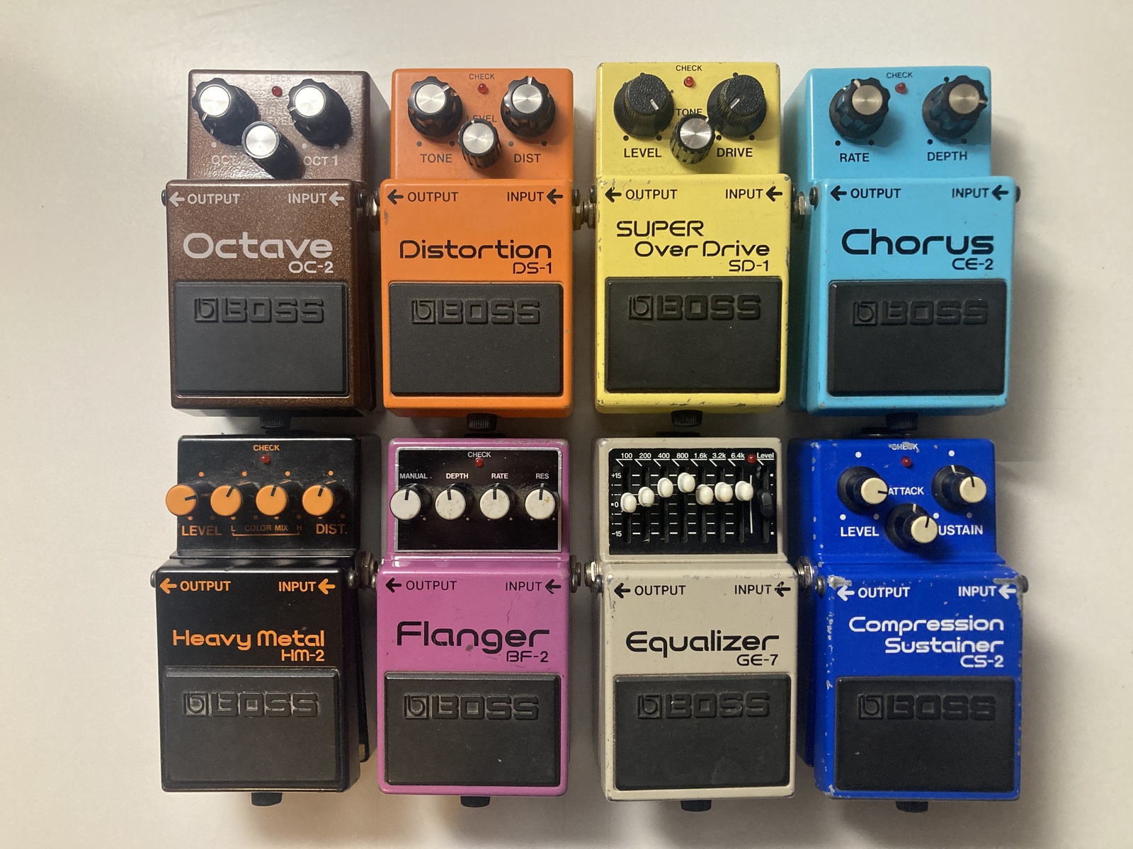 Pedalboard by alecani featuring Boss OC-2 Octaver, Boss DS-1 Distortion, and Boss SD-1 Super OverDrive and 5 more pieces of gear