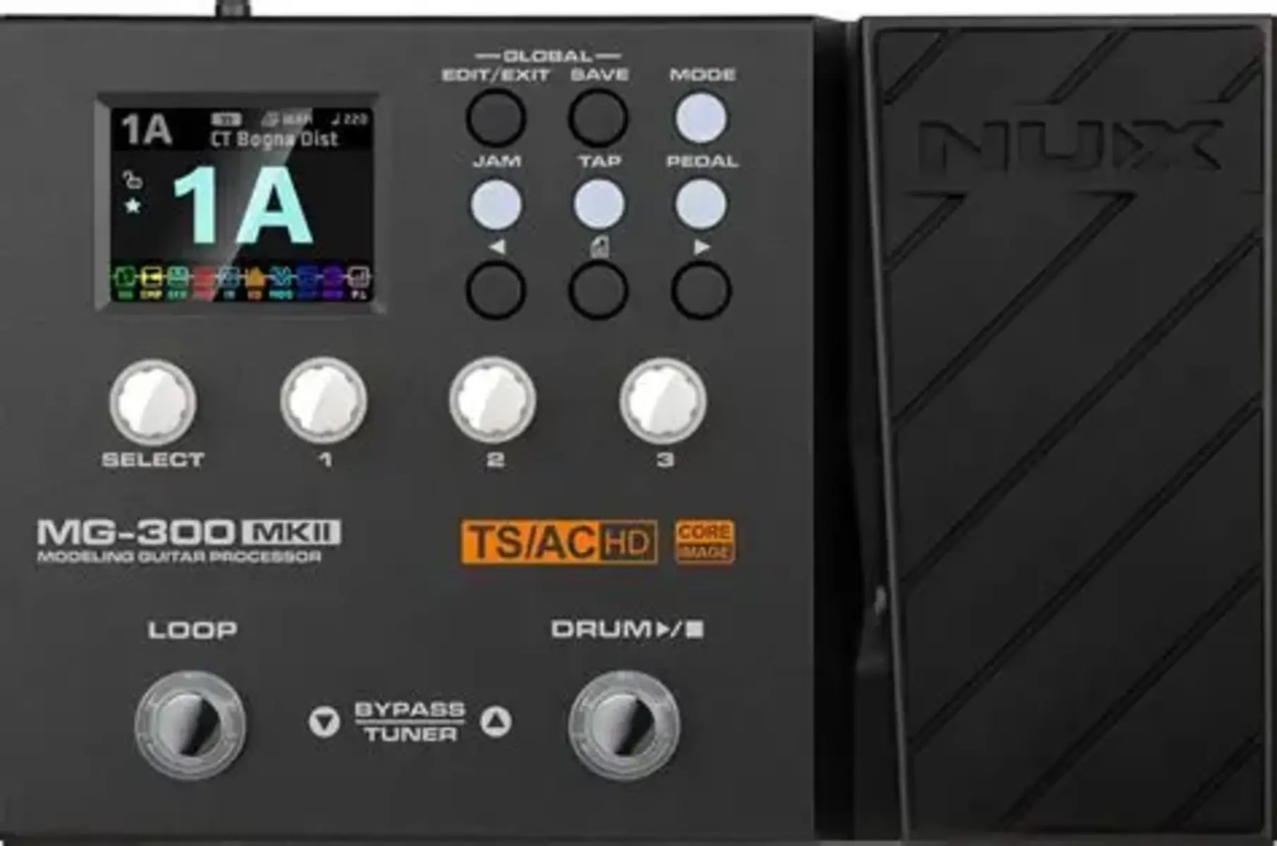 Pedalboard by joaquin_u featuring NUX MG-300 MKII Multi-effects and Modeling Processor