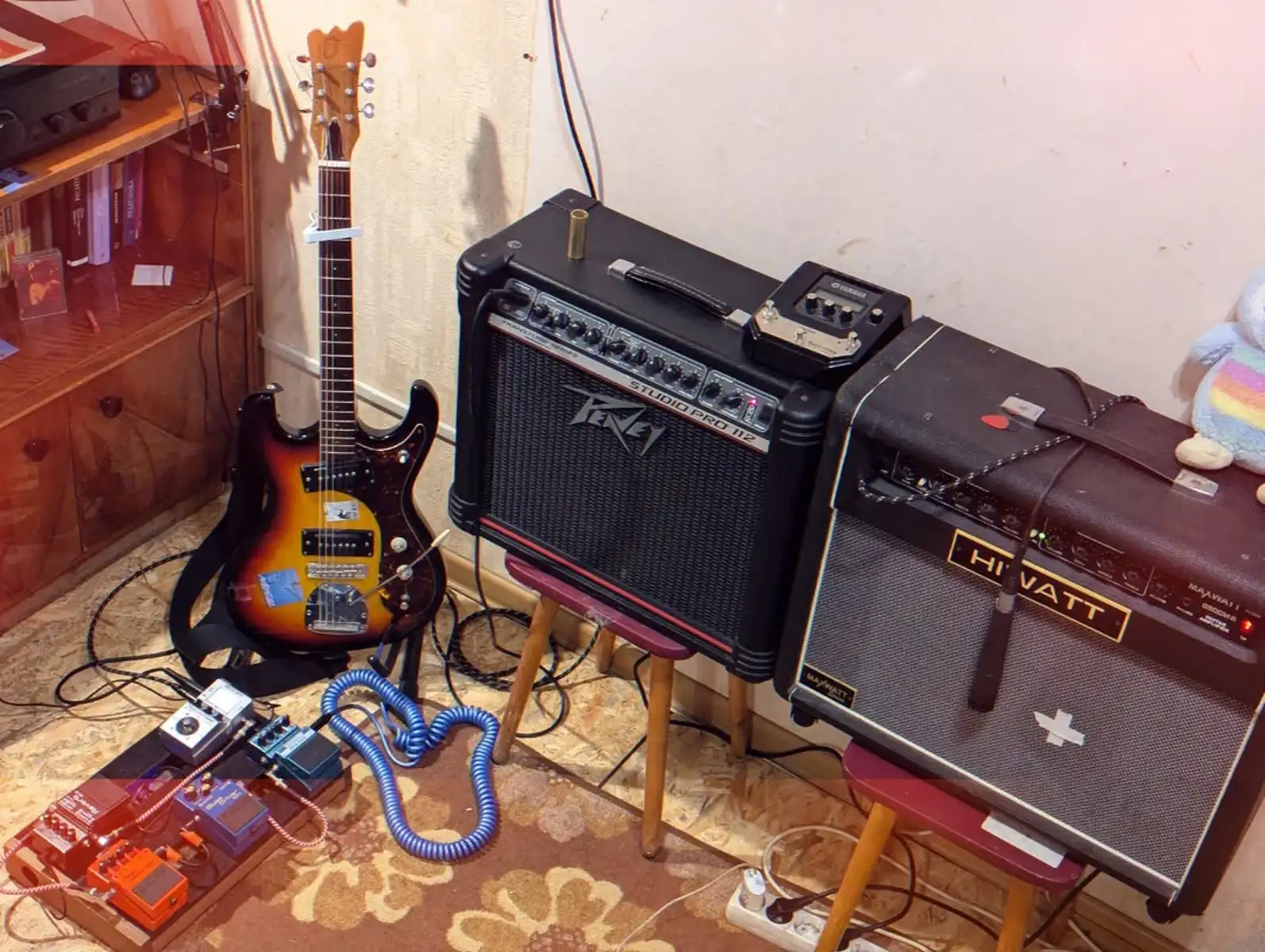 Pedalboard by andrianchobanu featuring Guyatone LG-127T 1970's, DigiTech X-Series DigiVerb, and Boss RV-6 Reverb and 6 more pieces of gear