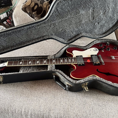 Photo of Epiphone Riviera 1990s in a guitar